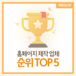﻿홈페이지 제작 업체 순위 Top 5 (2025년 최신)